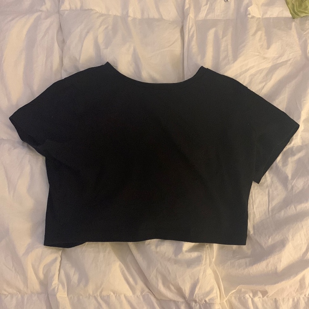 Wild Fable Black Cropped Top